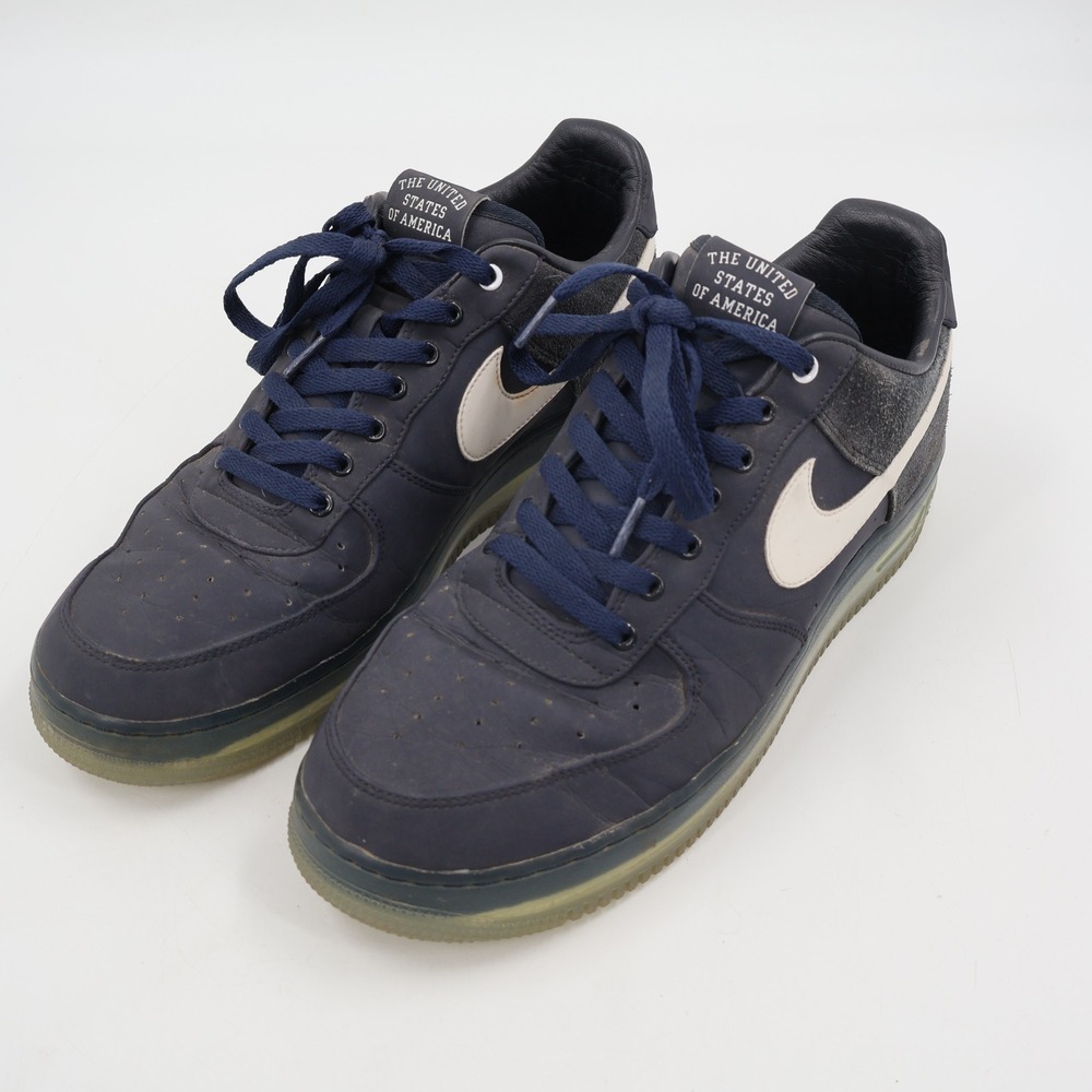 Nike Air Force 1 Low NRG Medal Stand USA Mens 12 Navy Blue Reflective 532252-410